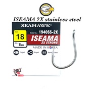 SEAHAWK ISEAMA 1940SS-2X FISHING HOOK STAINLESS STEEL HOOK
