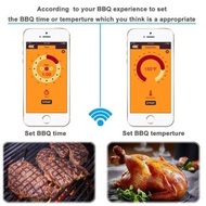 Digital Probe Meat Thermometer Kitchen Wireless Cooking Bbq
