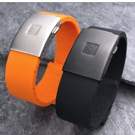 3/30✈Suitable for Tissot Tengzhi silicone watch strap waterproof Tissot1853T-Touch soft rubber men's