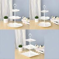 1pc European-Style 3-Tier Cake Stand, Plastic Dessert Display Rack For Cakes, Cupcakes, Cookies, Sui