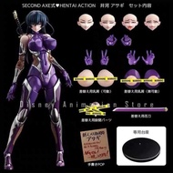 98 In Stock Second Ax Asagi Igawa Action Figure Taimanin Series Native Rocket Boy Model Statue D