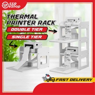 Multi-Tier Thermal Printer Stand Label Printer Rack – Space-Saving Desktop Shelf for AWB Printer