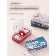 Lxx PLASTIC MEDICINE BOX MEDICINE HOLDER STORAGE BOX CRUSHER GRNDER AND STORAGE PIL