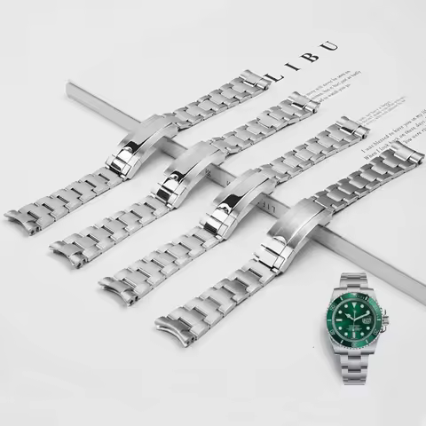 20mm Metal Watchbands for Rolex SUBMARINER DAYTONA GMT Accessories Stainless Steel Bracelet For Role