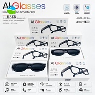 JIAER AI Smart Glasses, 2 in 1 Real-time Translation Smart AI Glasses, Augmented Reality HD Photo Vi