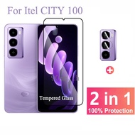 Itel CITY 100 Clear Tempered Glass for Itel CITY 100 itel A70 A80 A60 A60S A50 A50C P65 P55 RS4 S23 