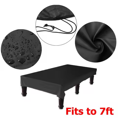 215x125x14cm Foot Billiard Table Cover Pool Snooker Fitted Waterproof Snooker Tennis Billiard Protec