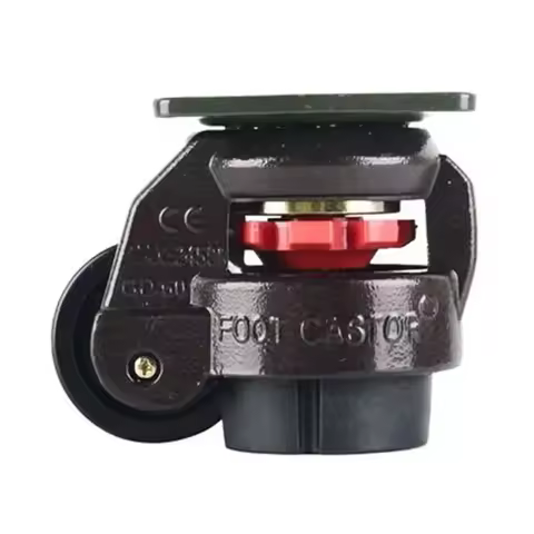 1PCS Level Adjustment Wheel/Casters,GD-40F/60F/80F/100F Flat Support, For Heavy Duty Equipment Indus