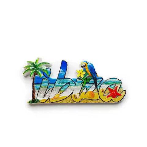 Libya Travel Souvenir Artwork Holiday Letter 3D Decorative Refrigerator Magnet