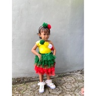 Children's tutu dress - gothic skirt - Christmas dress - Christmas suit