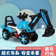 Children's Excavator Toy Car, Ride-On, Boys' Electric Construction Vehicle, Extra Large Remote Contr