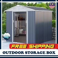 Garden Storage Outdoor metal shed large backyard storage laman setor Besar outdoor Garden Shed Cabinet Cupboard Storage