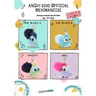GANTUNGAN Keychain Angry Bird Hatchling The Blues Vincent Will Bird Keychain Original