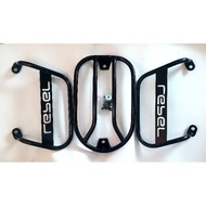 รูปจากของจริง และลูกค้าของเราจริง แร๊คข้าง ซ้ายและขวา สำหรับใส่กระเป๋า รีเบล 300 และ 500 Side Lugga