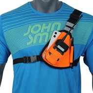 Walkie Talkie Chest Harness Shoulder Radio Holster Chest Pack Adjustable Pouch Two Way Radio Holster