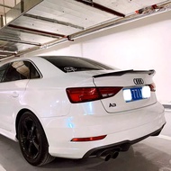 For 13-20 Audi A3 Refitted S3 spoiler Hatchba with Non Perforated  Fixed Wing High-quality ABS mater