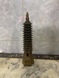 Tháp văn xương cao 30cm bằng đồng