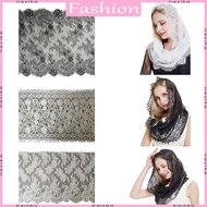 NAV Lace Chapel Veil Scarf Mantilla Veil Catholic Church Veil Lace Head Cover