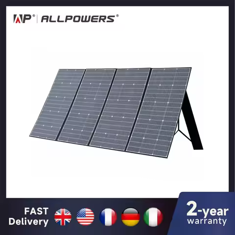 ALLPOWERS Foldable Solar Panel 400W / 200W / 140W / 100W / 60W Solar Charger with Solar Output for P