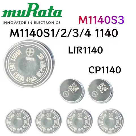 2-100PCS M1140S3/S1/S2/S4 CP1140 LIR1140 Steel Shell Button Battery for TWS Bluetooth Headset Batter