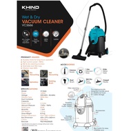 Khind Wet and Dry Vacuum Cleaner VC3666