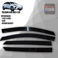 MG 4EV BLACK FLAT SIDE VISOR MG 4EV BLACK FLAT