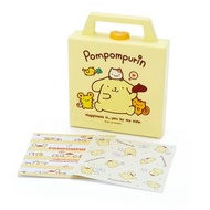 Sanrio - Pompompurin 布甸狗 日版 文具 便條紙 連盒 memo pad 小物盒 手提 收納盒 布丁狗 便簽