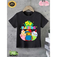 【Hot】 Fabric Didi and Friend Movie Printed  Girl Boy Summer Fashion Round Neck Tops Tee#5