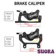 [SUORA] ZOOM 4-piston Disc Hydraulic Brake Electric Bicycle Folding Mountain Bike Power Off E-bike B