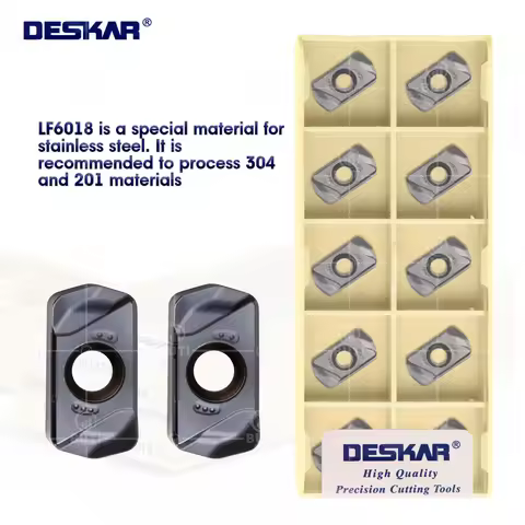 DESKAR 100% Original LNMU0303ZER MJ LF6018 Carbide Inserts Lathe Turning lnmu Plate CNC Milling Cutt