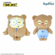 ($180/2隻) 日本世家限定Minions電影系列神偷奶爸角色毛絨大公仔 Bob & Snowman Tim