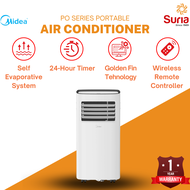 (DELIVERY KEDAH, PERLIS &amp; PENANG) Midea 1.0HP PO Series Portable Air Conditioner AirCon AC Pengahawa Dingin 空调 (MPO-10CRN1) with Sleep Mode Timer