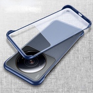 สำหรับ Xiaomi MI 12S 13 Ultra CIVI 3 5G เคส PC แข็งผิวด้านกรอบบางเฉียบพร้อมห่วงฝาครอบโทรศัพท์กันกระแ