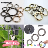 UMISTYDREAMUM9U 5/10pcs Spring O-Ring Buckles Plated Gate Zinc Alloy Hooks High quality Bag Belt Buc