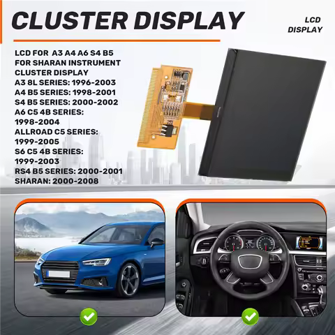 A70M-Lcd For A3 A4 A6 S4 B5 For Vw Sharan Instrument Cluster Display