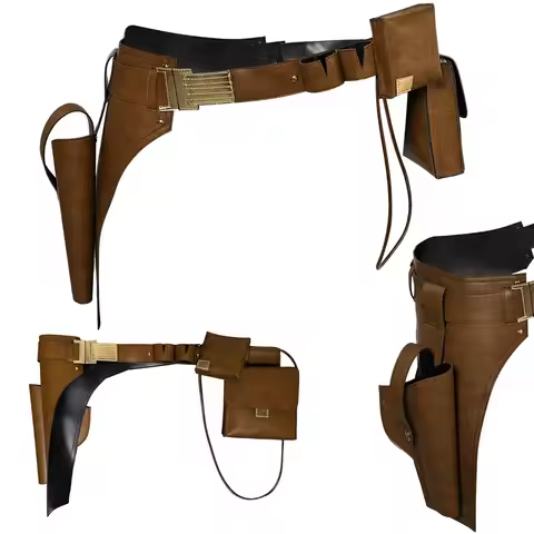 Kay Vess Waistbelt Cosplay Fantasy Waist Pack Holster Belt Game Space Battle Costume Disguise Access