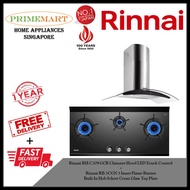 Rinnai RH-C209-GCR Chimney Hood + Rinnai RB-3CGN 3 Burner Built-in Hob *BUNDLE DEAL - FREE DELIVERY