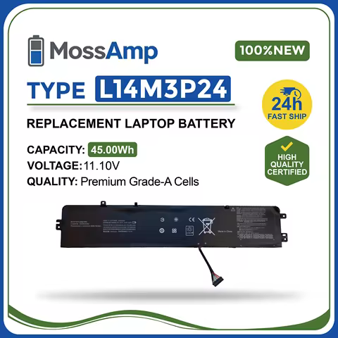 MossAmp L14M3P24 Laptop Battery for IdeaPad Legion Y700-14ISK Y700-15ISK Y700-17ISK 700-15ISK 17ISK 