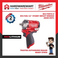 Milwaukee M12 FIWF12 Fuel 1/2" Stubby Impact Wrench 339NM / Brushless Motor / Most Compact Impact Wrench