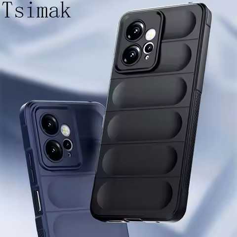 Shockproof Case For Xiaomi Redmi Note 12 12S 12C A1 A2 Plus 4G Liquid Silicone Back Cover for POCO F