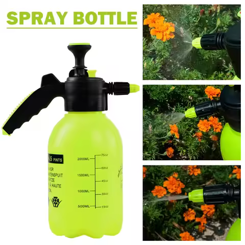 2L Garden Sprayer Water Pump Pressure Sprayer Adjustable Strap Plant Spray Bottle Lawn Agriculture G