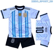 Argentina Messi Kids Football Jersey Set Messi Jersey Set/ futsal Suit/