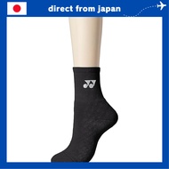 YONEX Women's Tennis Socks 29120 - Black (007) and White (011) - Free Size