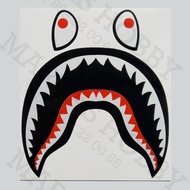 Sticker Bape Shark Single Hypebeast
