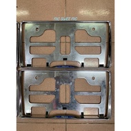 move Daihatsu tag biru chrome frame plate