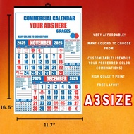 2026 Personalized Calendar Commercial Calendar Business Calendar (A3 Size 6 Pages) - NOIRCRAFTS