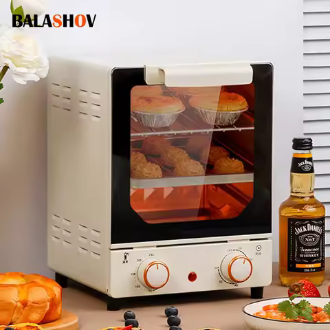 12L Large Capacity Electric Air Fryers Toaster Oven mechanical Household Kitchen 360°Baking Convecti