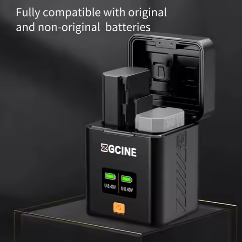 ZGCINE PS-FZ100 Charging Case for SONY NP-FZ100 Battery Compatible with Sony ZV-E1 FX3 FX30 A1 A9 II