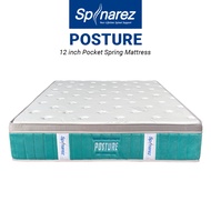 SpinaRez Posture Mattress 12 inch Individual Pocket Spring Mattress (King/Queen/Super Single/Single)