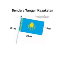 Kazakstan Parade Stick Hand Flag